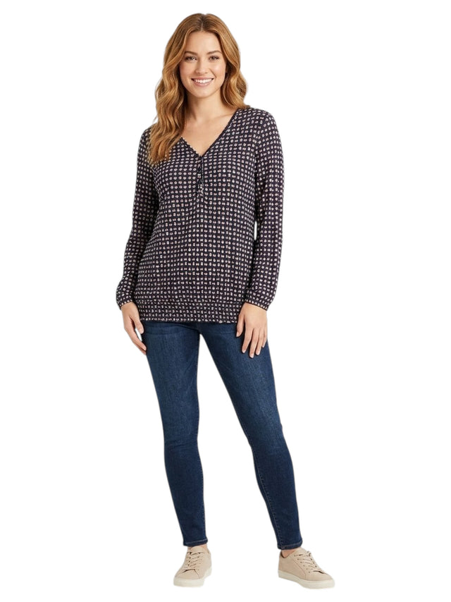 Image for Women's Printed Top,Multi