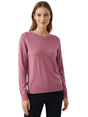 Image for Women's Plain Solid Top,Light Berry Pink