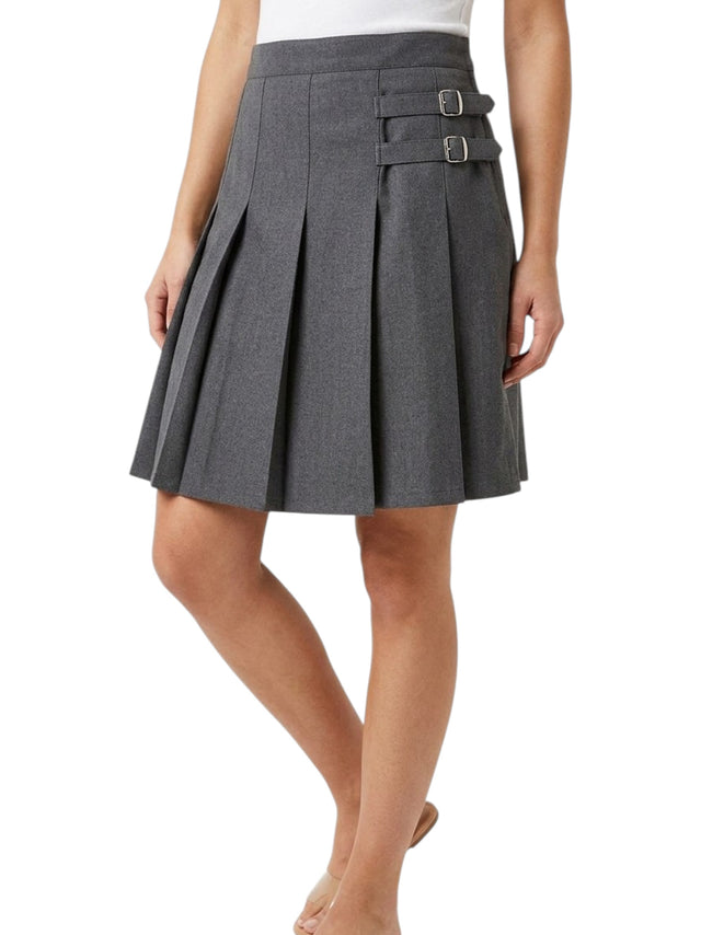Image for Women's Plain Skirt,Grey