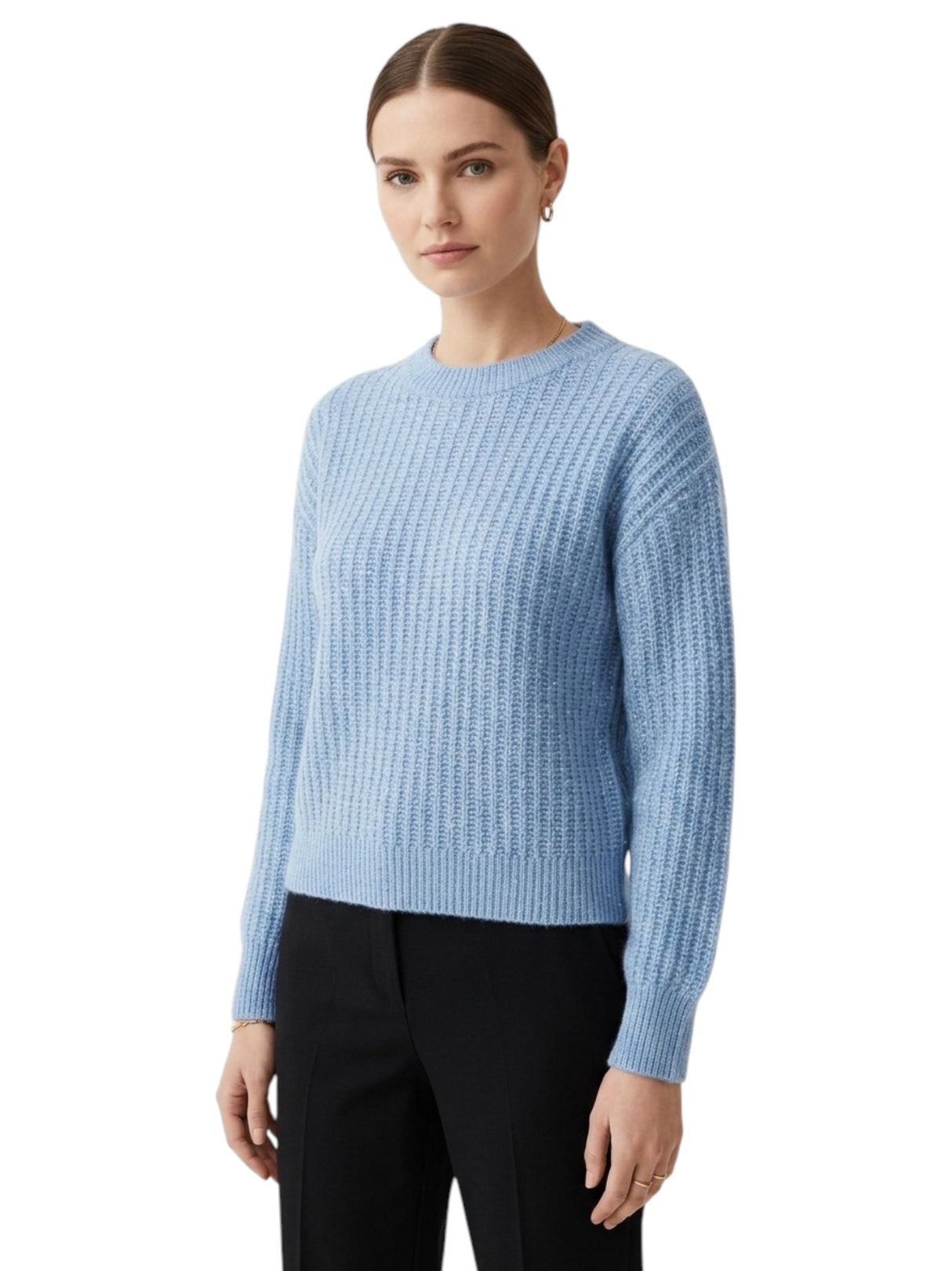 Image for Women's Knitted Sweaters,Dusty Blue