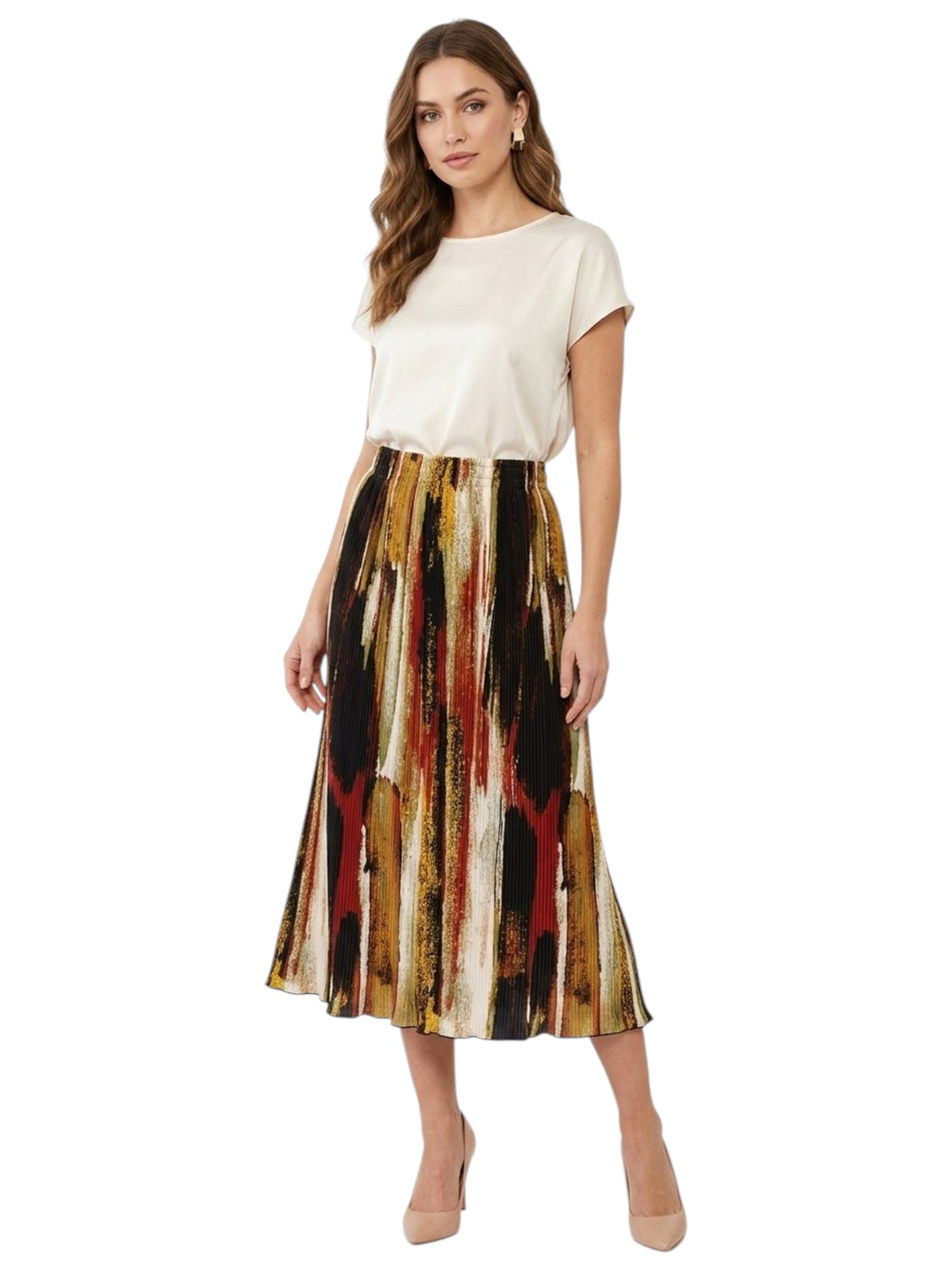 Image for Women's Colorblocked Skirt,Multi