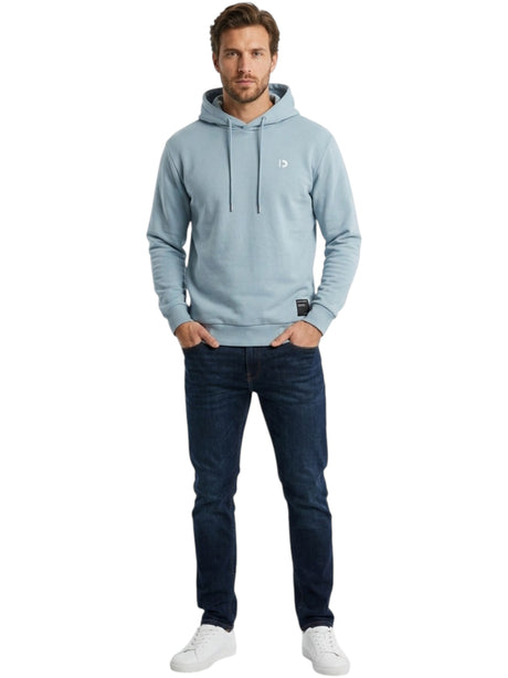 Image for Men's Plain Solid Hoodies,Dusty Mint Blue
