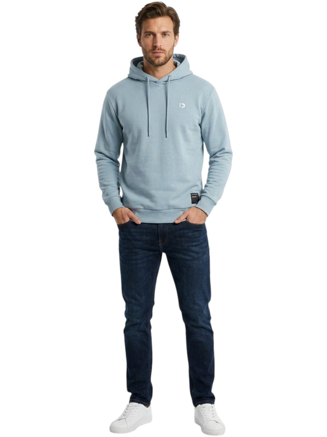Image for Men's Plain Solid Hoodies,Dusty Mint Blue