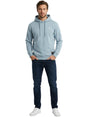 Image for Men's Plain Solid Hoodies,Dusty Mint Blue