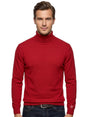Image for Men's Plain Solid Sweaters,Red
