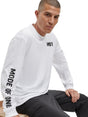 Image for Men's Brand Logo Printed Sweaters,White
