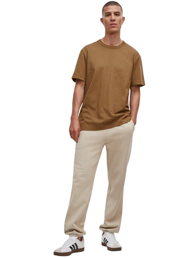 Image for Men's Plain Solid Pant,Beige