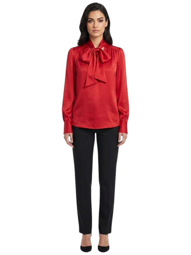 Image for Women's Textured Top,Red