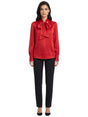 Image for Women's Textured Top,Red