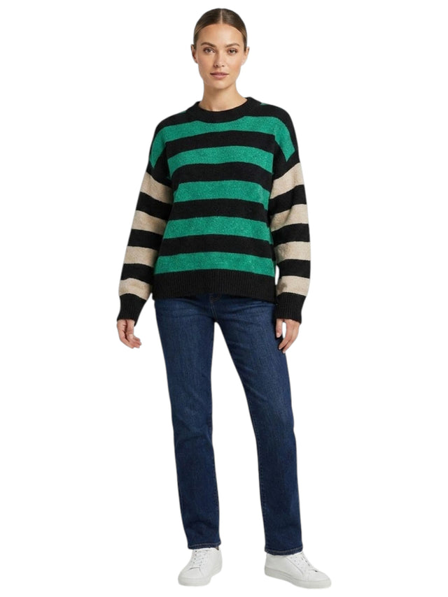 Image for Women's Colorblocked Sweaters,Multi