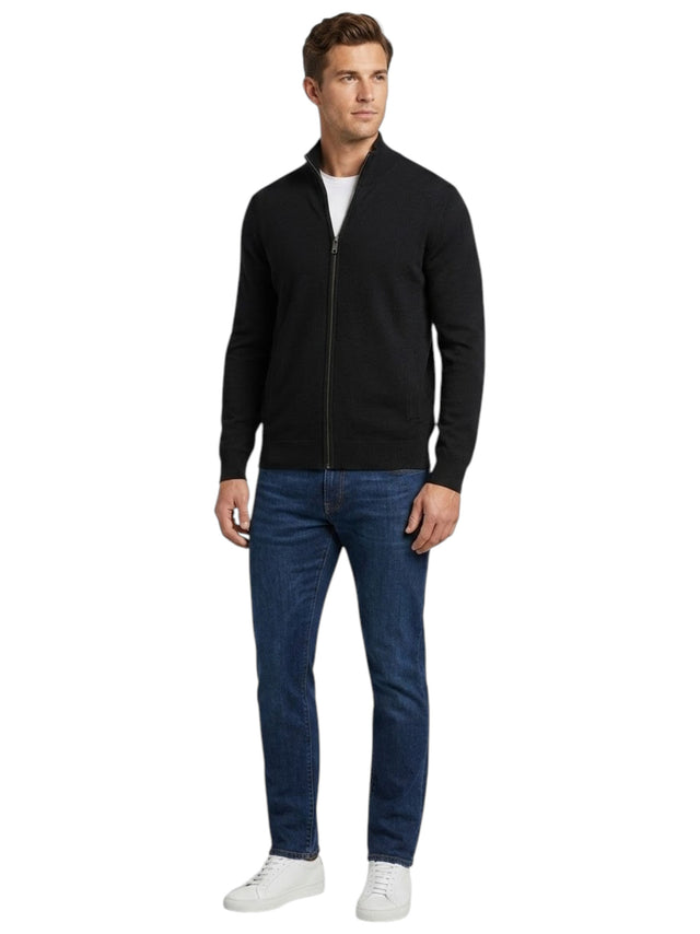 Image for Men's Knitted Jacket,Black