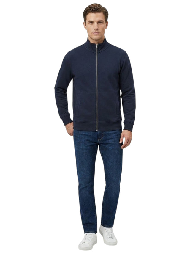 Image for Men's Plain Solid Jacket,Navy