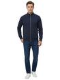 Image for Men's Plain Solid Jacket,Navy