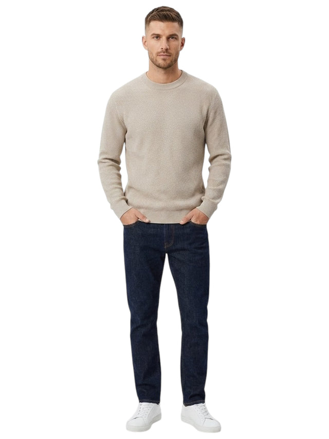 Image for Men's Knitted Sweaters,Beige
