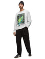 Image for Men's Printed Sweaters,Light Grey