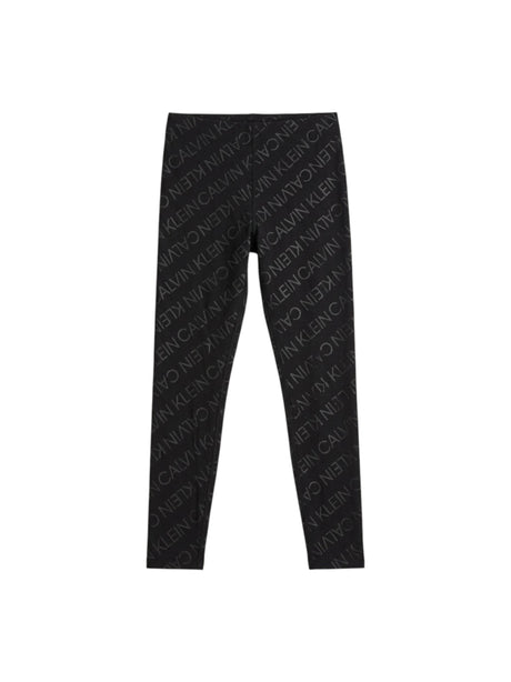 Image for Kids Girl's Brand Logo Printed Pant,Black