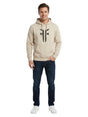 Image for Men's Printed Hoodies,Beige