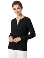 Image for Women's Plain Solid Top,Black