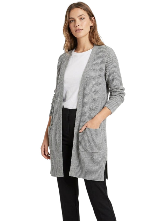Image for Women's Knitted Cardigan,Grey