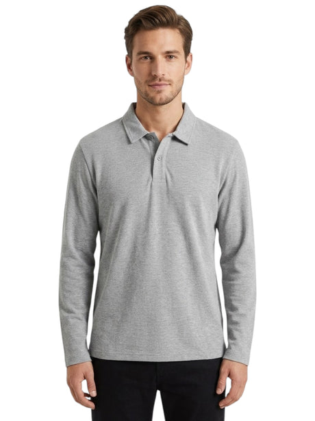 Image for Men's Plain Solid Top,Grey