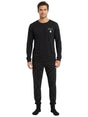 Image for Men's Printed Sleepwear Set 2Pieces,Black