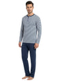 Image for Men's Striped Sleepwear Set 2Pieces,Navy/White