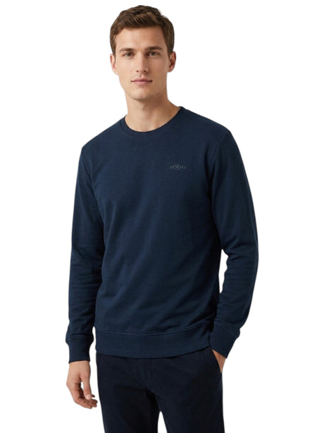Image for Men's Plain Solid Sweaters,Navy