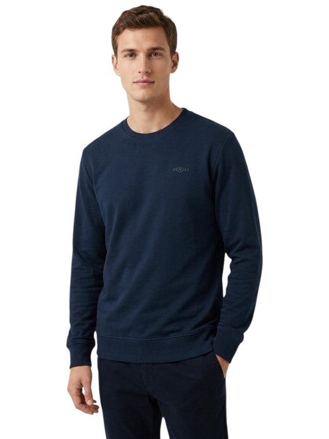 Image for Men's Plain Solid Sweaters,Navy