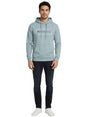 Image for Men's brand Logo Printed Hoodies,Mint Blue