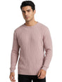 Image for Men's Ribbed Sweaters,Nude Pink