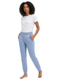Image for Women's Plain Solid Pant,Dusty Blue
