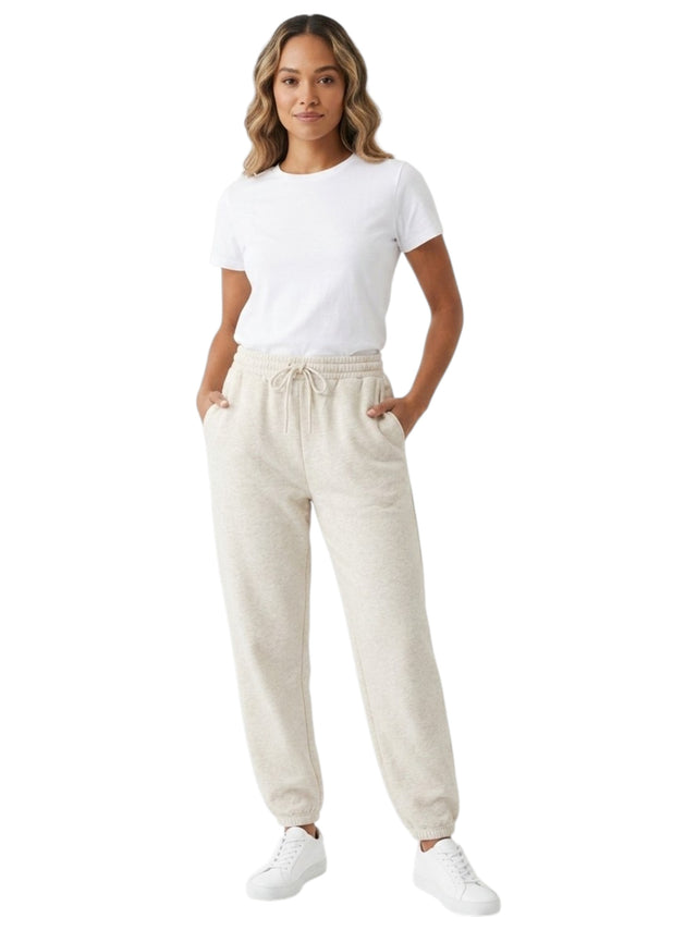 Image for Women's Plain Solid Pant,Light Grey