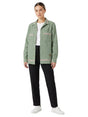 Image for Women's Textured Dress Shirt,Olive