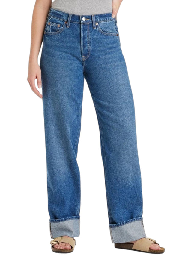 Image for Women's Plain Solid Jeans,Blue