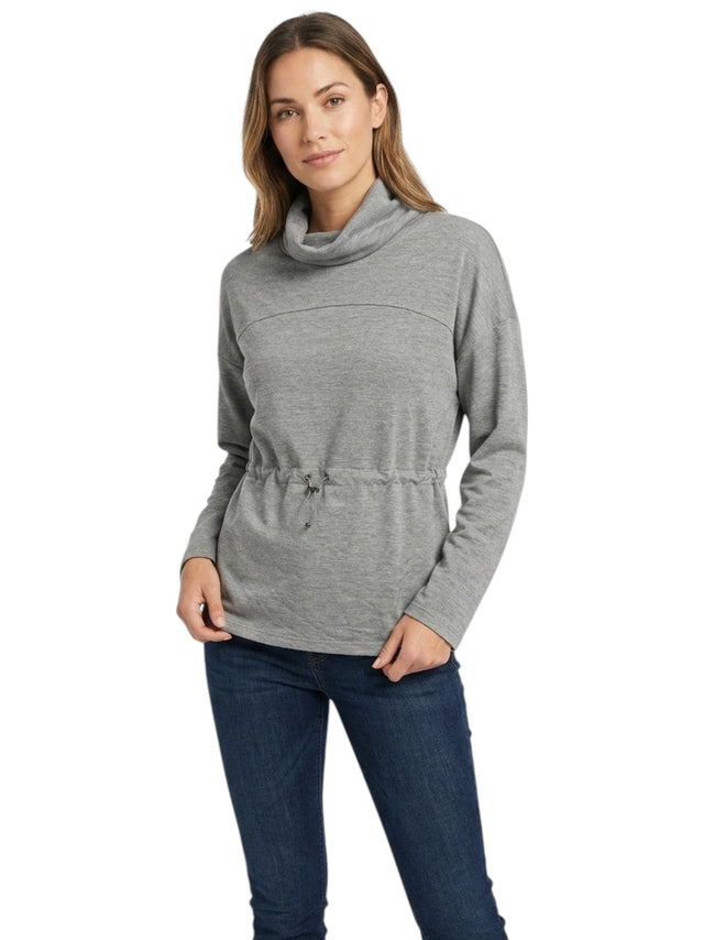 Image for Women's Plain Solid Sweaters,Grey