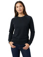 Image for Women's Plain Solid Sweaters,Black