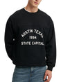 Image for Men's Printed Sweaters,Black