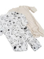 Image for Kids Boy's Printed Jumpsuit 2Pieces,White/Light Beige
