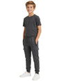 Image for Kids Boy's Plain Cargo Pant,Dark Grey