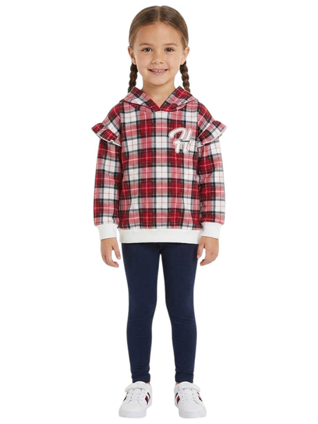 Image for Kids Girl's Plaid Hoodies,Multi
