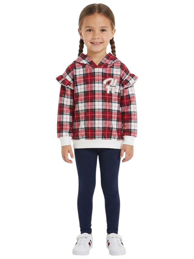 Image for Kids Girl's Plaid Hoodies,Multi