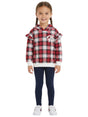 Image for Kids Girl's Plaid Hoodies,Multi