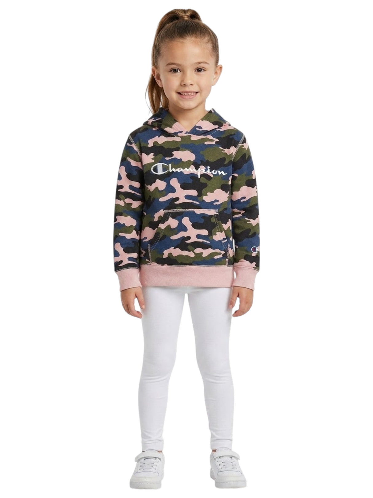 Image for Kids Girl's Camo Printed Hoodies,Multi