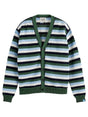 Image for Men's Colorblocked Crochet Cardigan,Multi