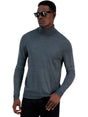 Image for Men's Plain Solid Sweaters,Dark Grey