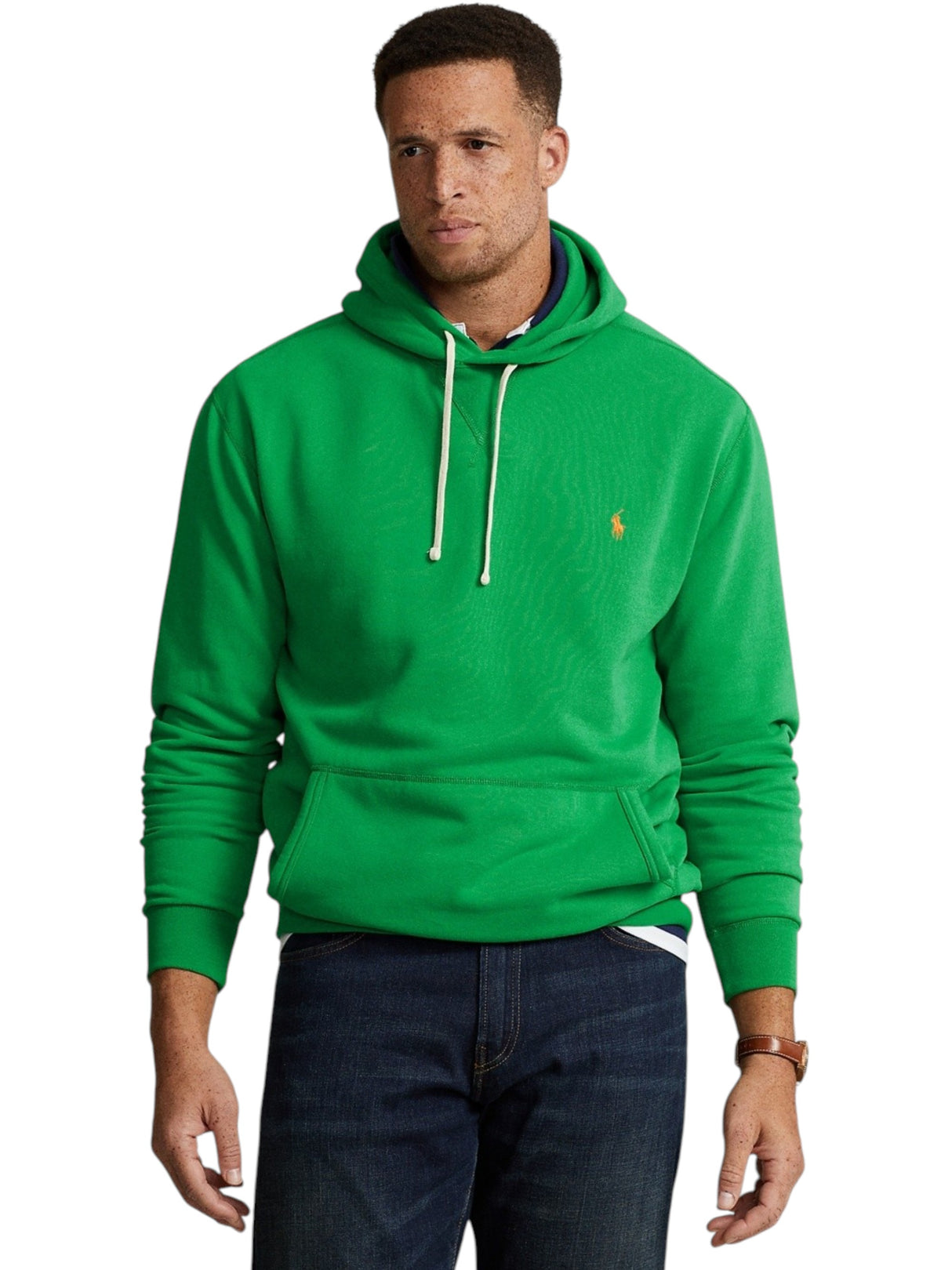 Image for Men's Plain Solid Hoodies,Green