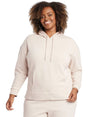 Image for Women's Plain Solid Hoodies,Beige