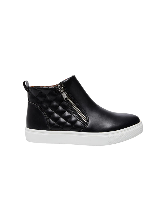 Image for Kids Girl's Plain Leather Shoes,Black