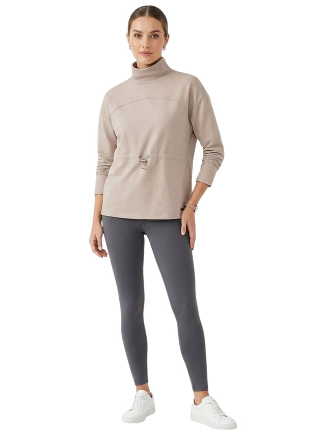 Image for Women's Plain Solid Top,Beige