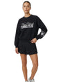 Image for Women's Printed Sweaters,Black